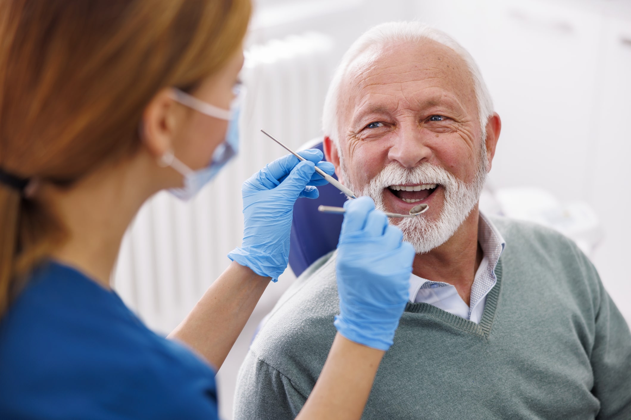 Dentist with Patient